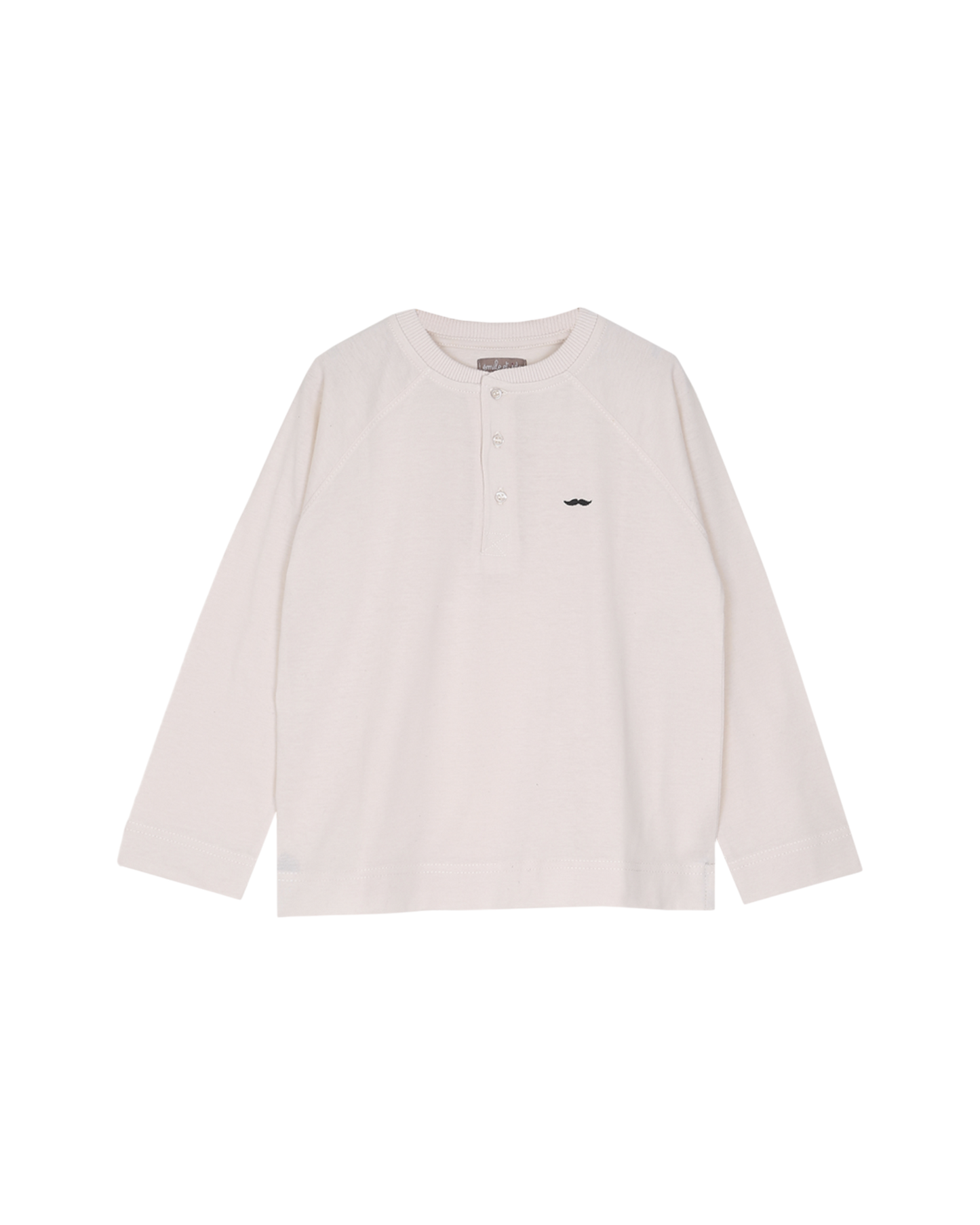 Tee-shirt tunisien en coton bio ecru