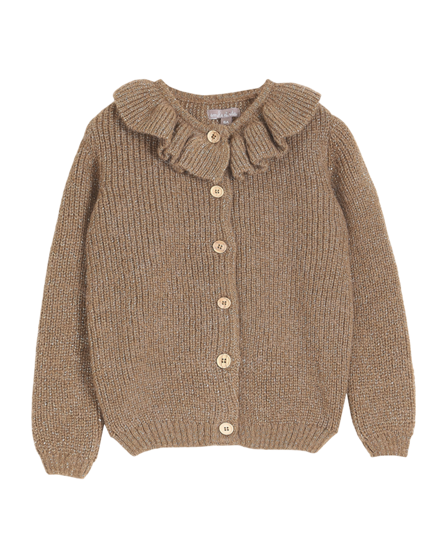 cardigan collerette nougatine lurex