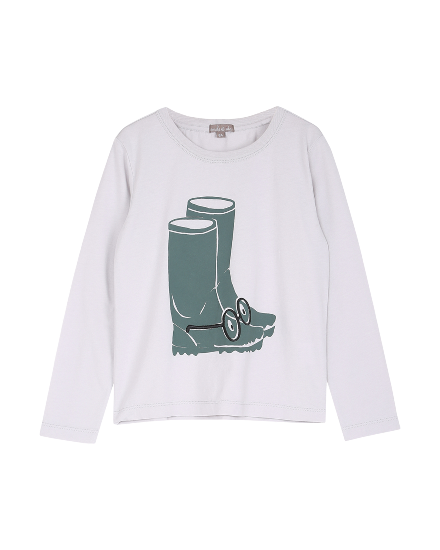 T-shirt bottes à lunettes brume