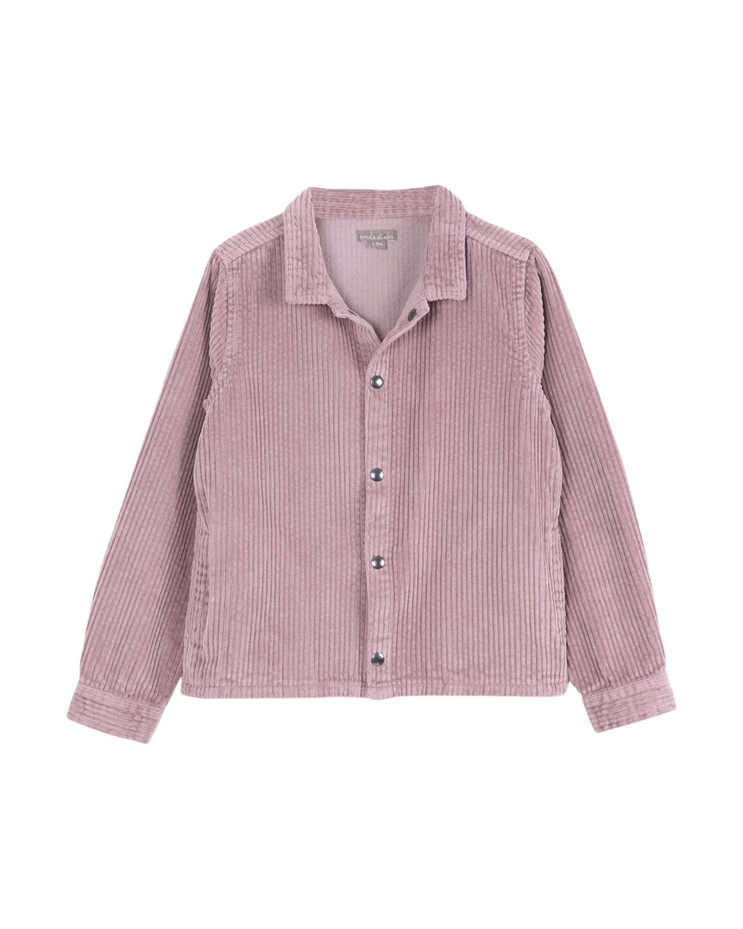 surchemise en velours fille violette