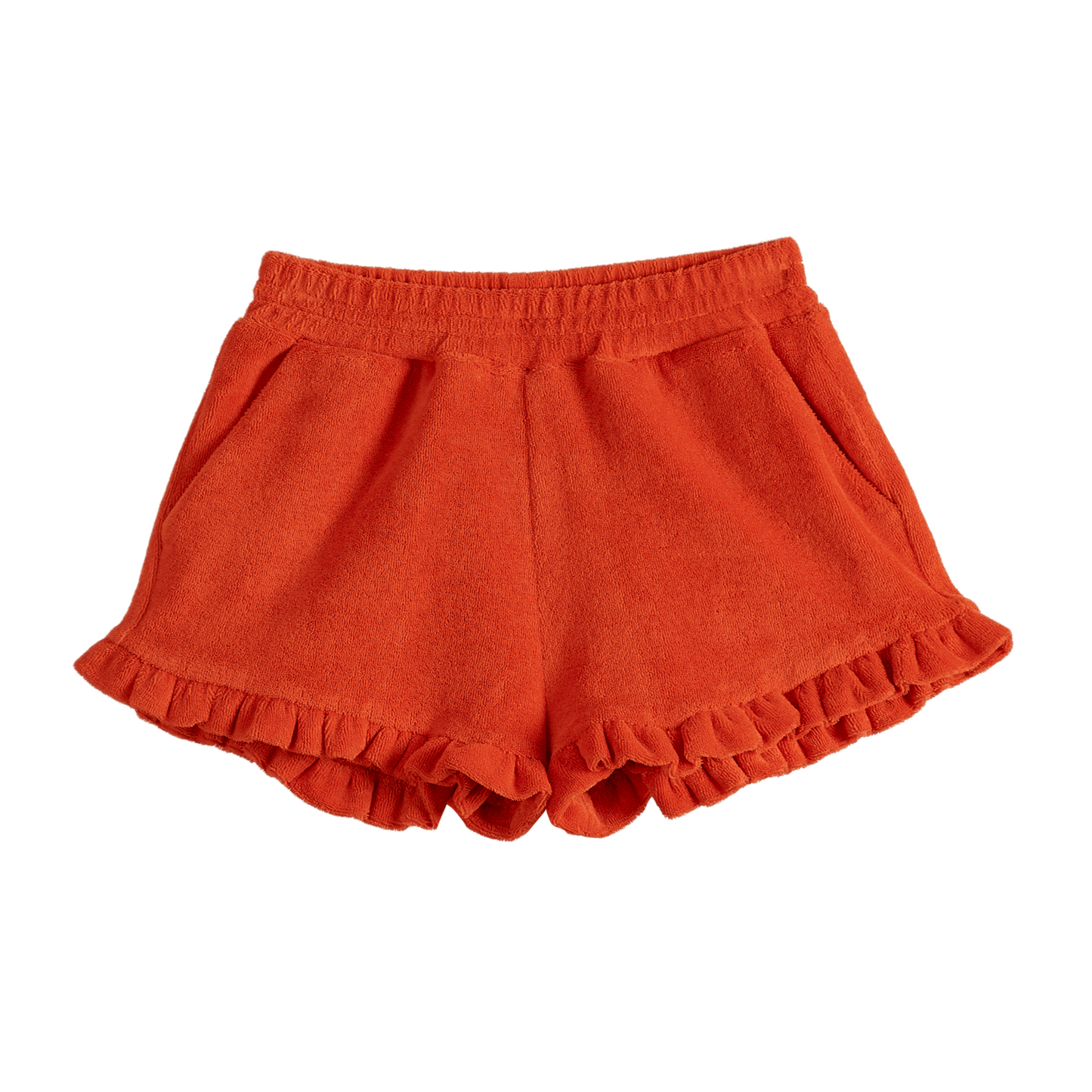 Short éponge rouge