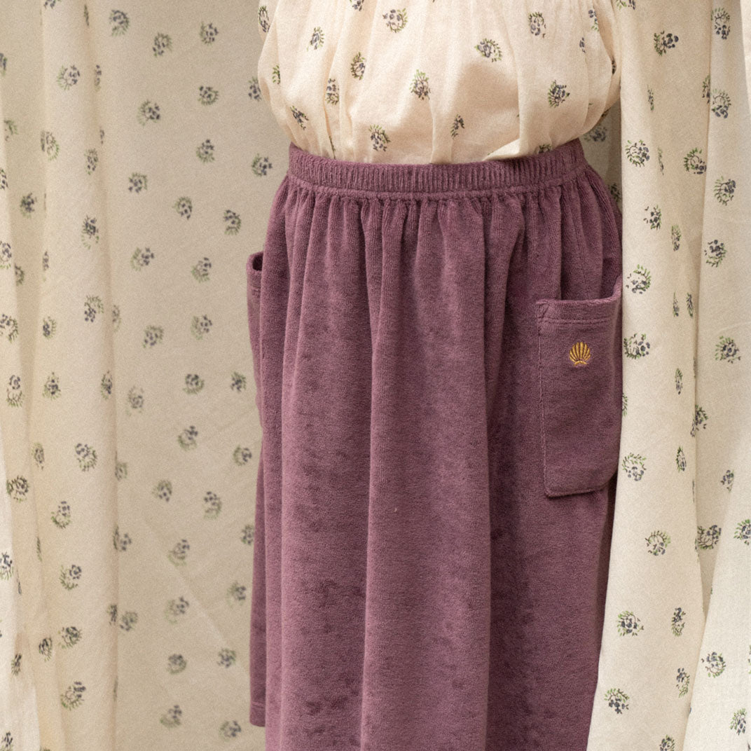 Jupe éponge violet