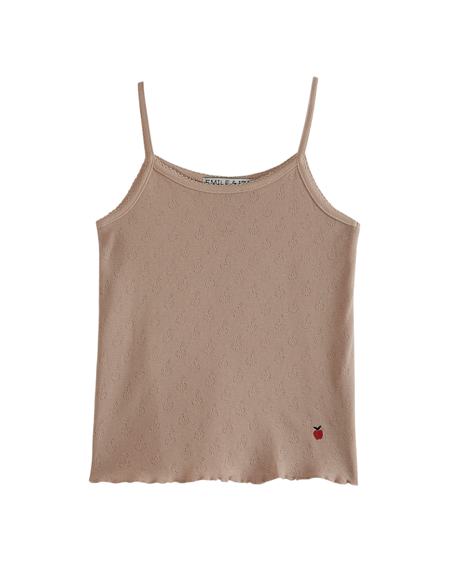 Débardeur jersey de coton modal rose