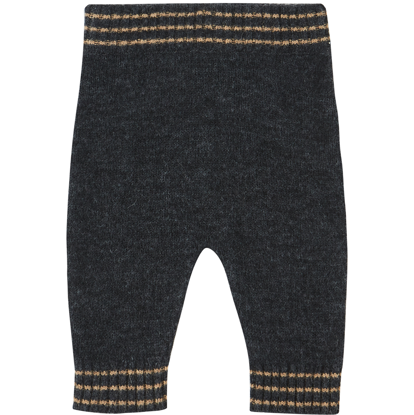 Pantalon alpaga et mérinos bitume