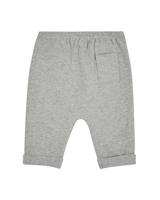 Pantalon de jogging coton biologique gris chiné
