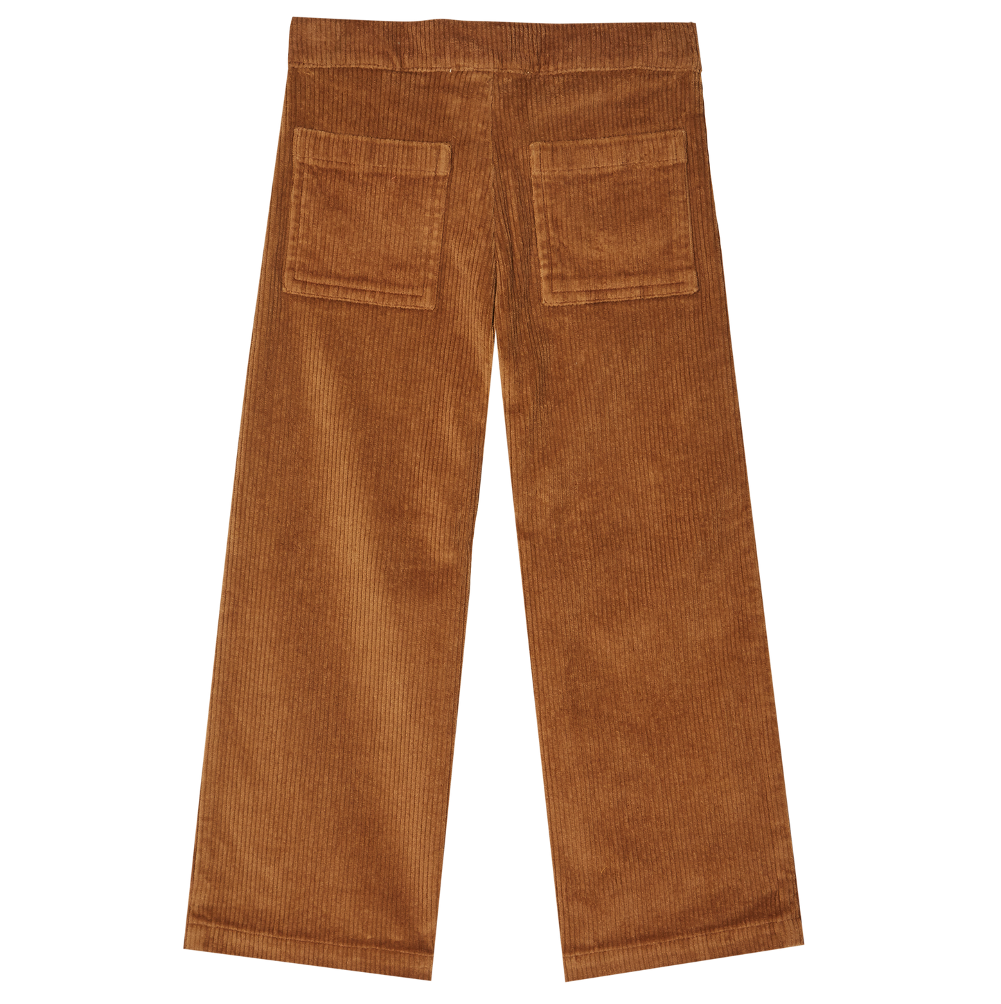 Pantalon poches fleurs noix