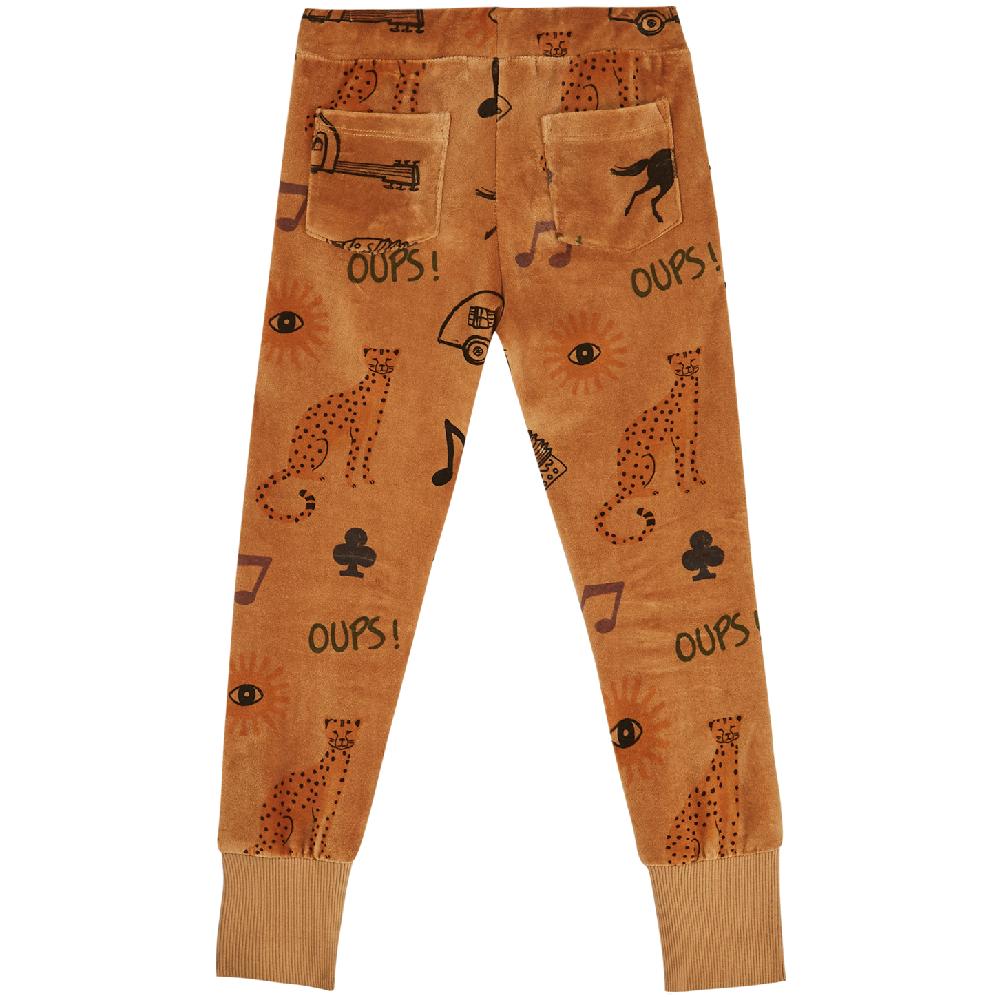 Pantalon éponge velours noix bonaventure