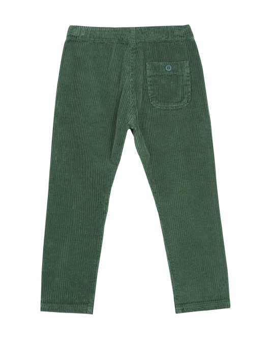 Pantalon velours à grosses côtes mousse