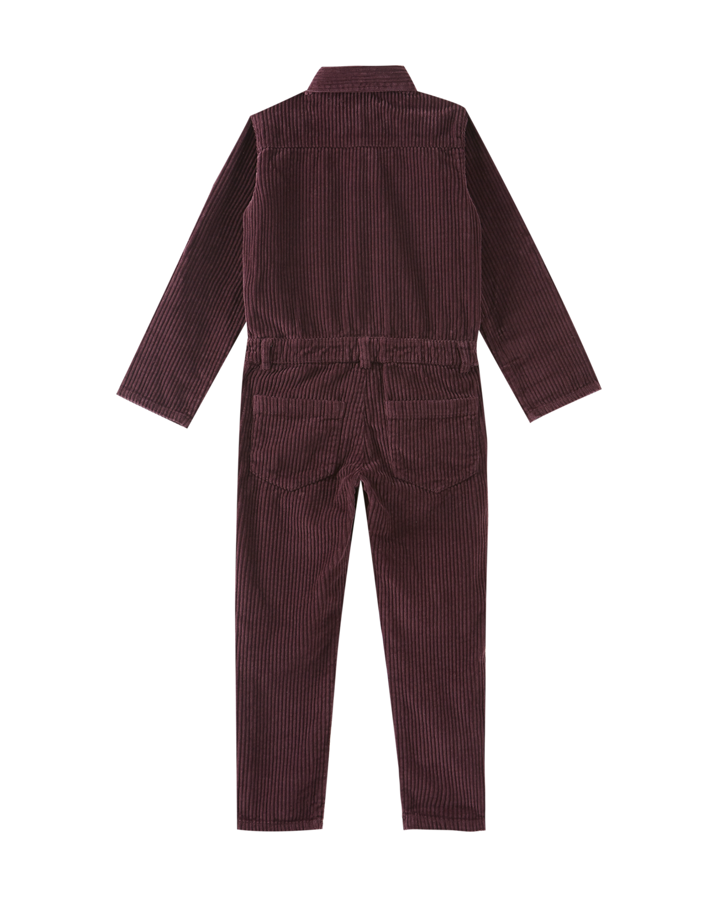 Combinaison velours aubergine