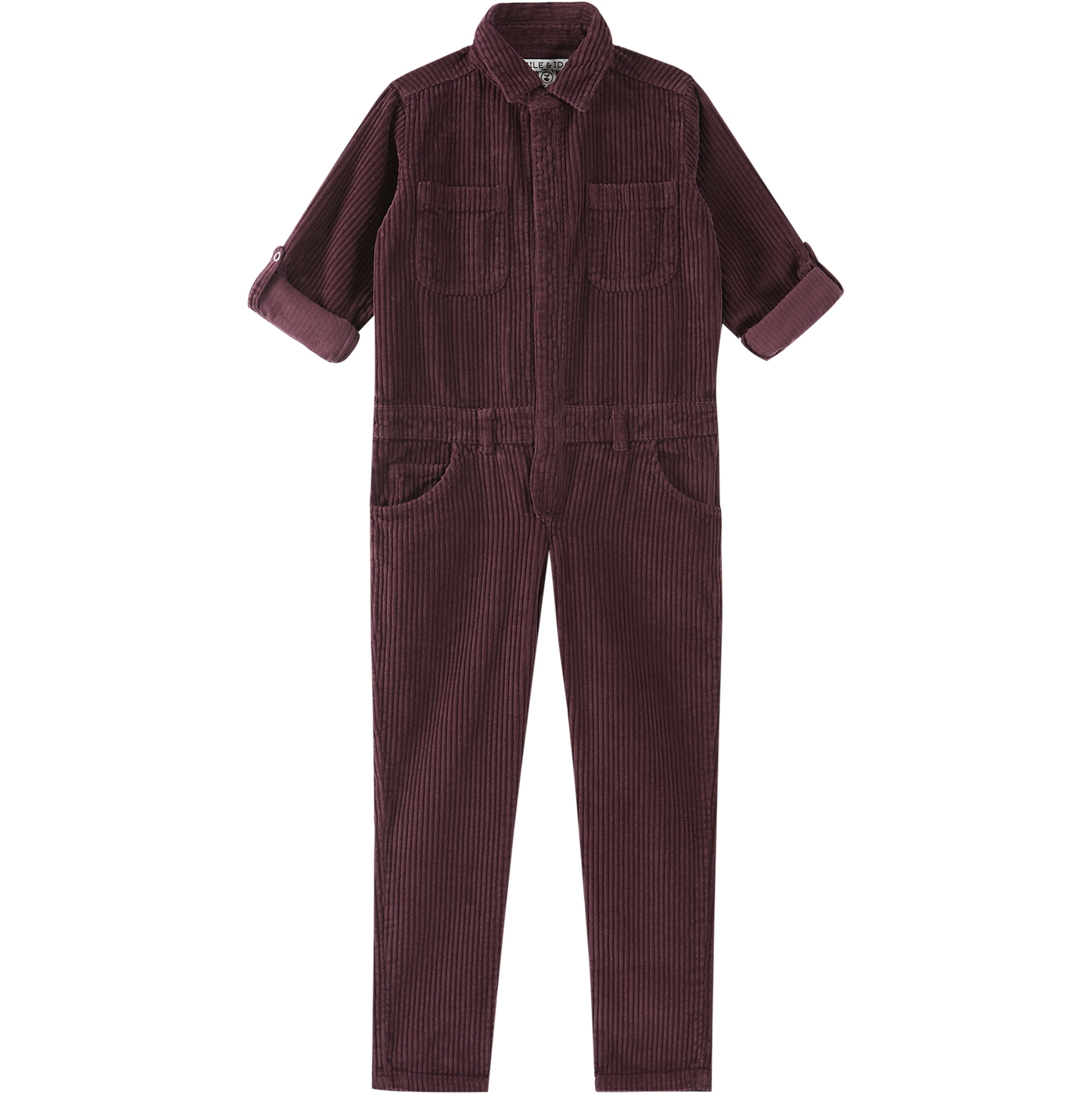 Combinaison velours aubergine