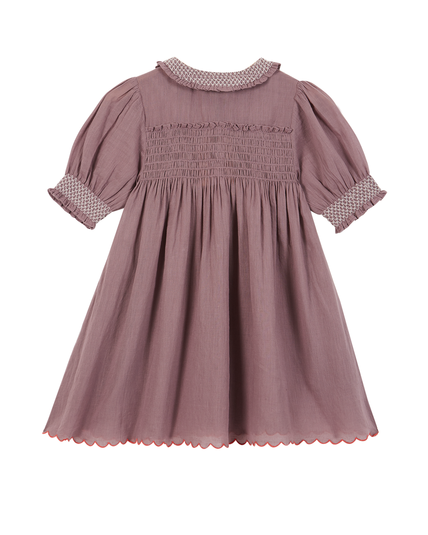 Robe coton violine