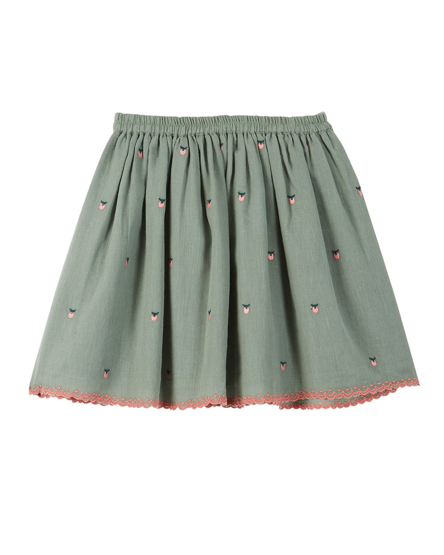 Jupe coton amande pommette