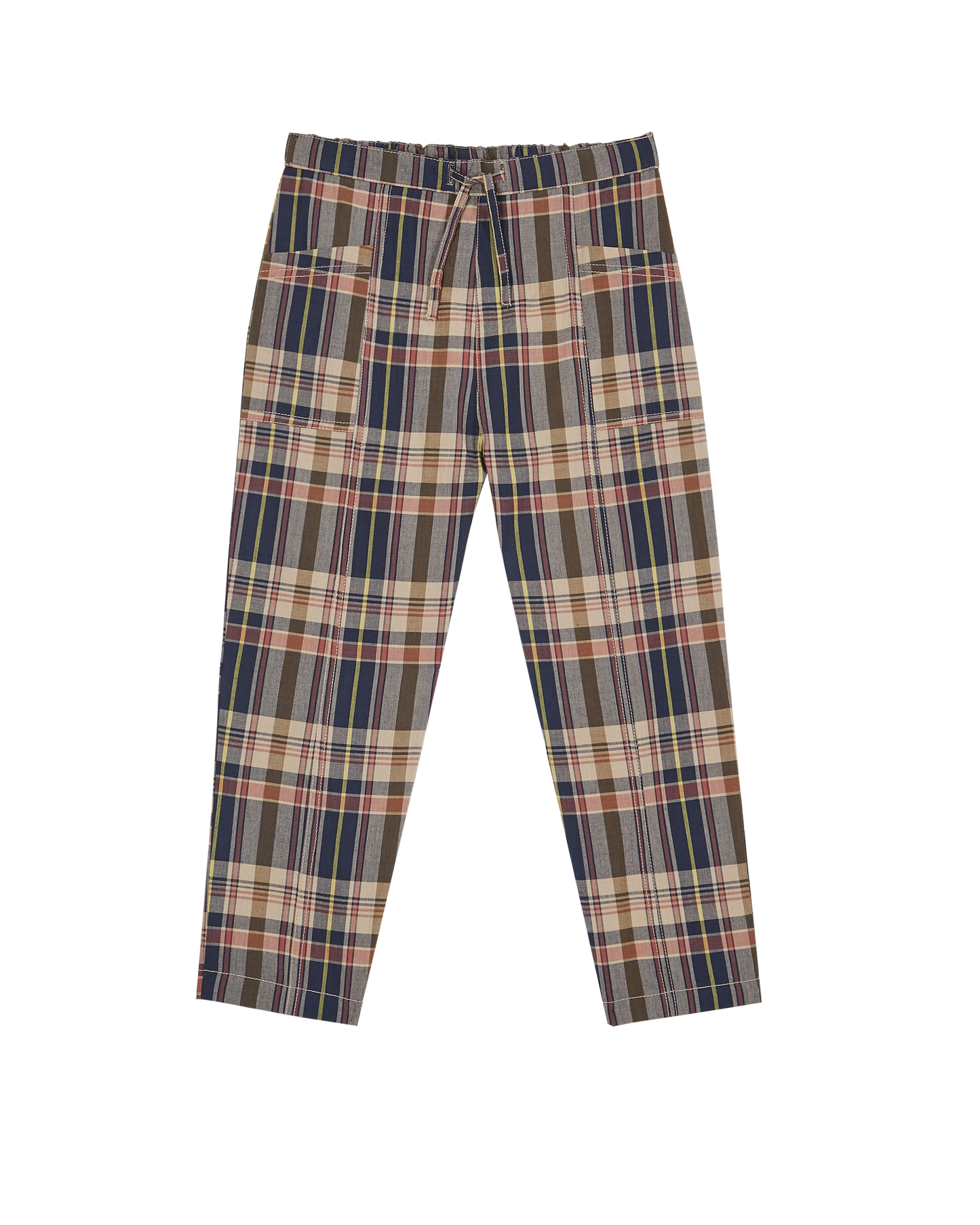 Pantalon enfant coton madras
