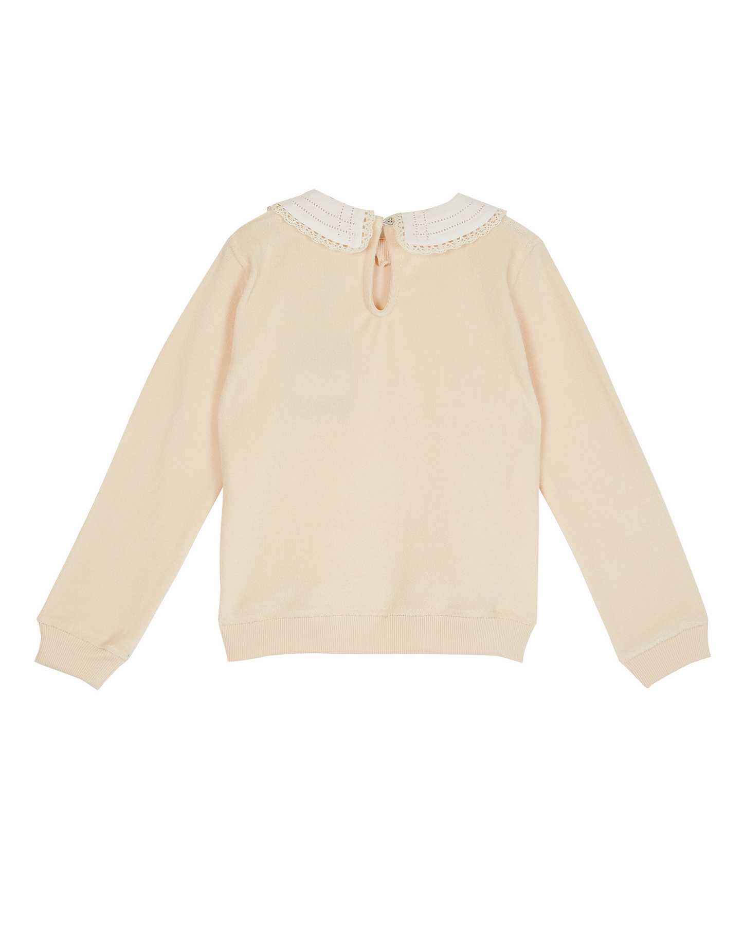Sweatshirt en éponge bio écru