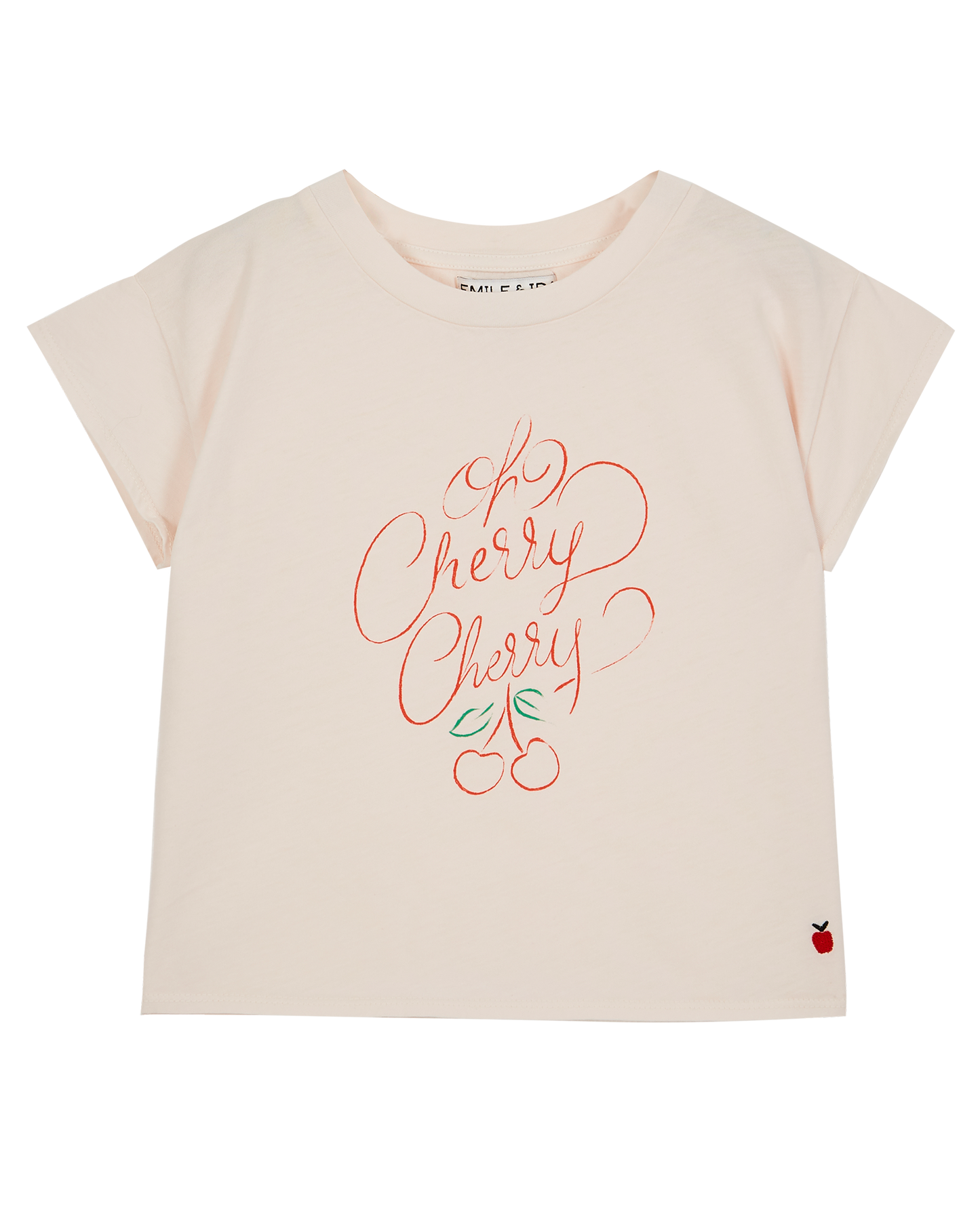 Tee-shirt coton bio pétale cherry cherry
