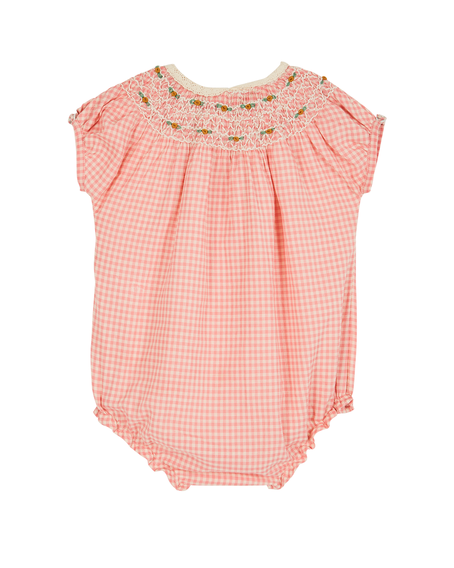 Combicourt coton vichy rose