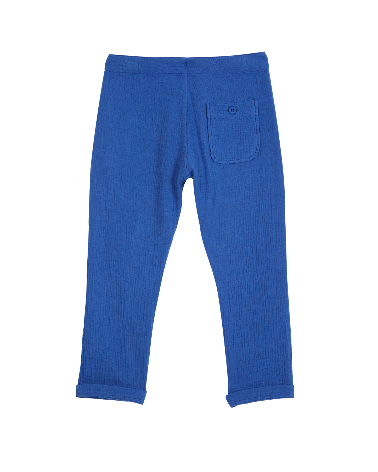 Pantalon gaze de coton céleste