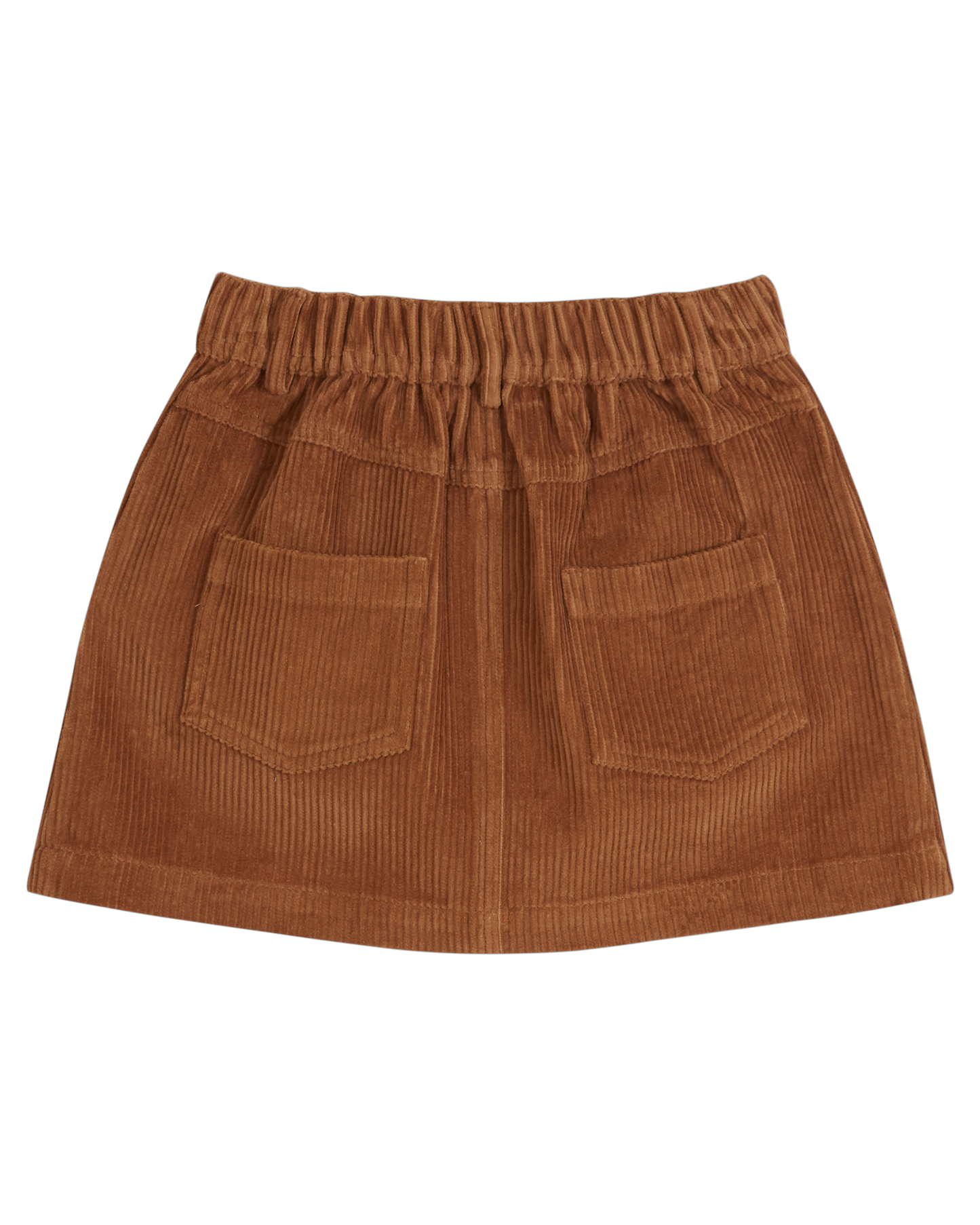 Mini-jupe velours macadamia