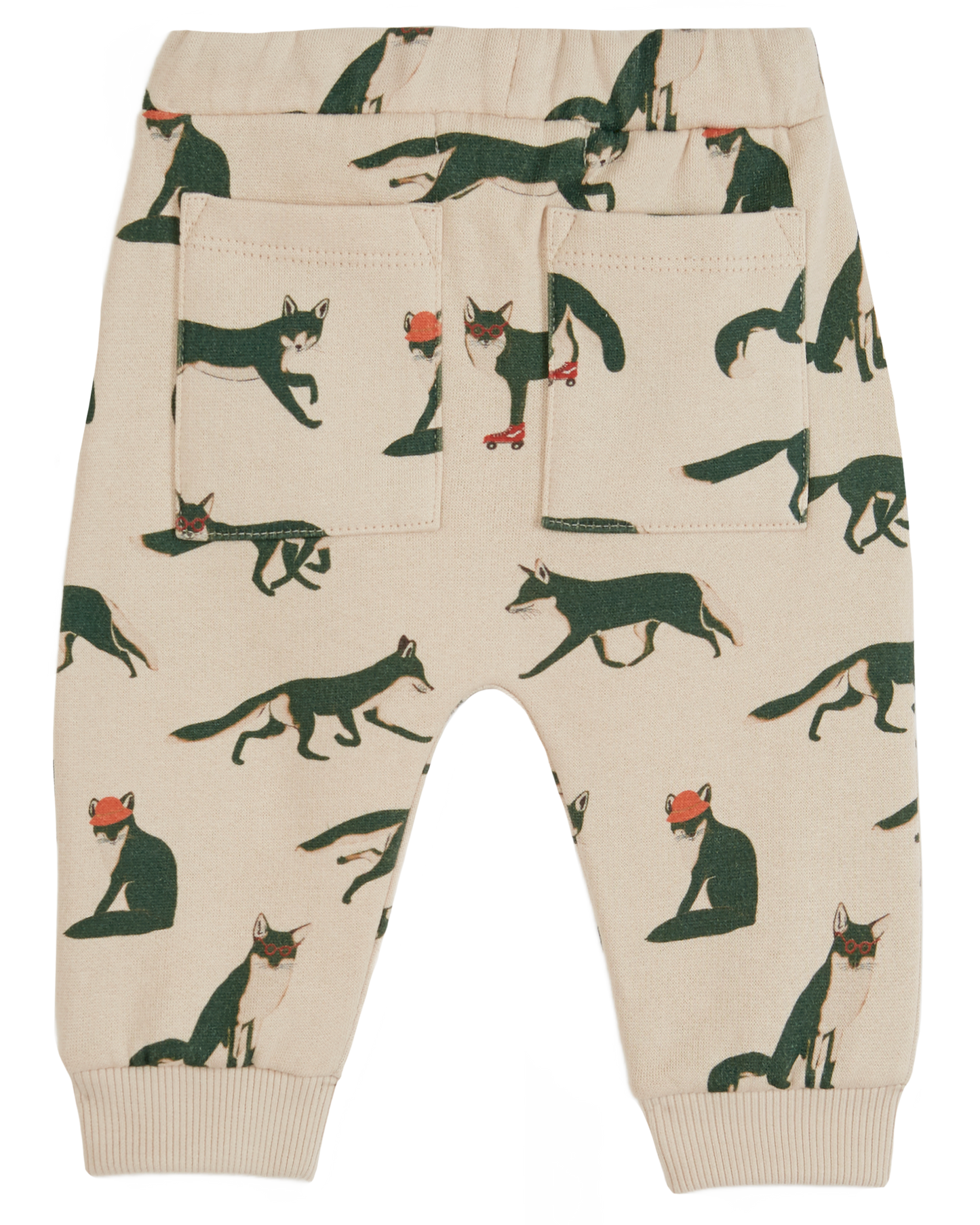 Jogger renard coton bio écru