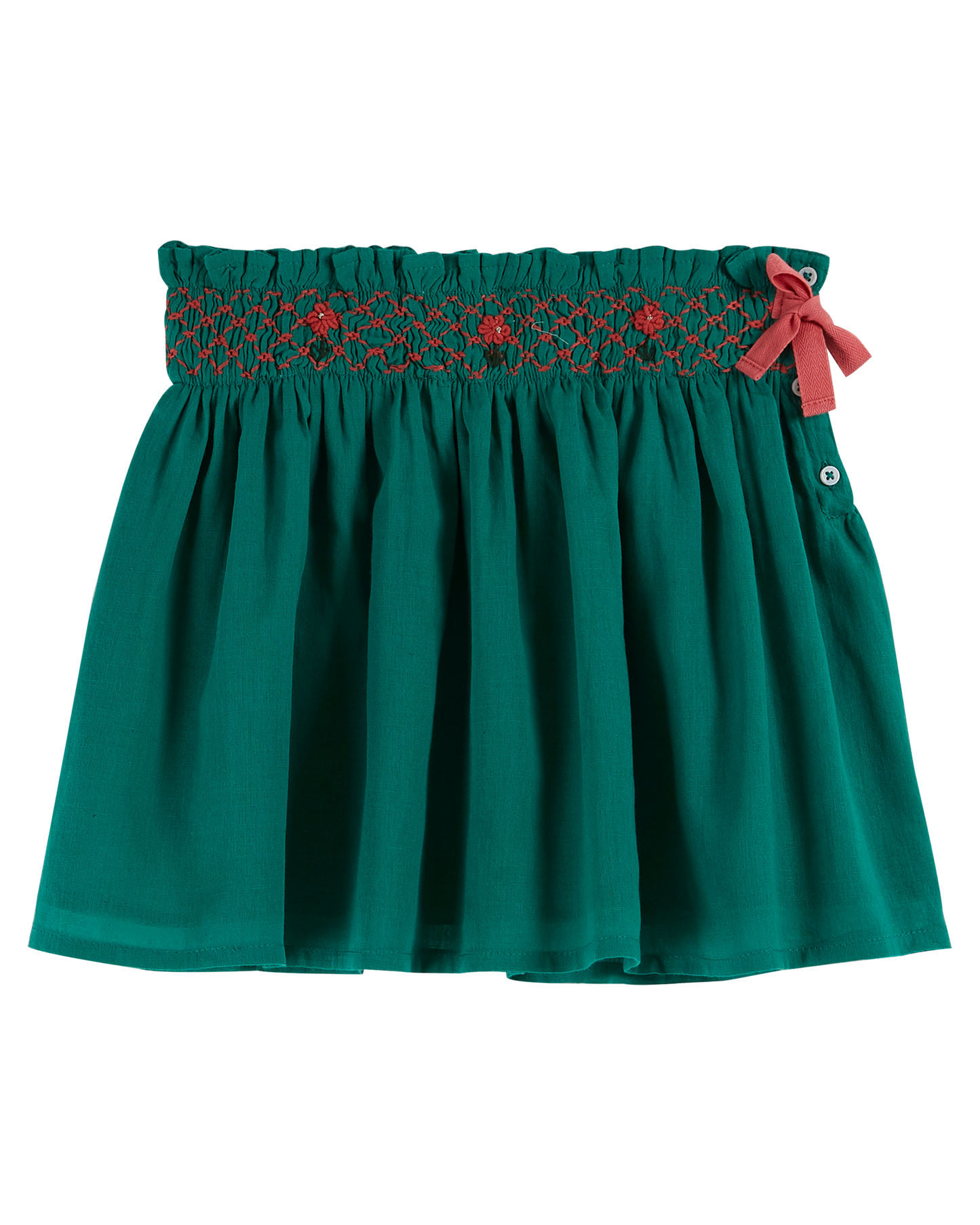 Jupe gaze coton haricot