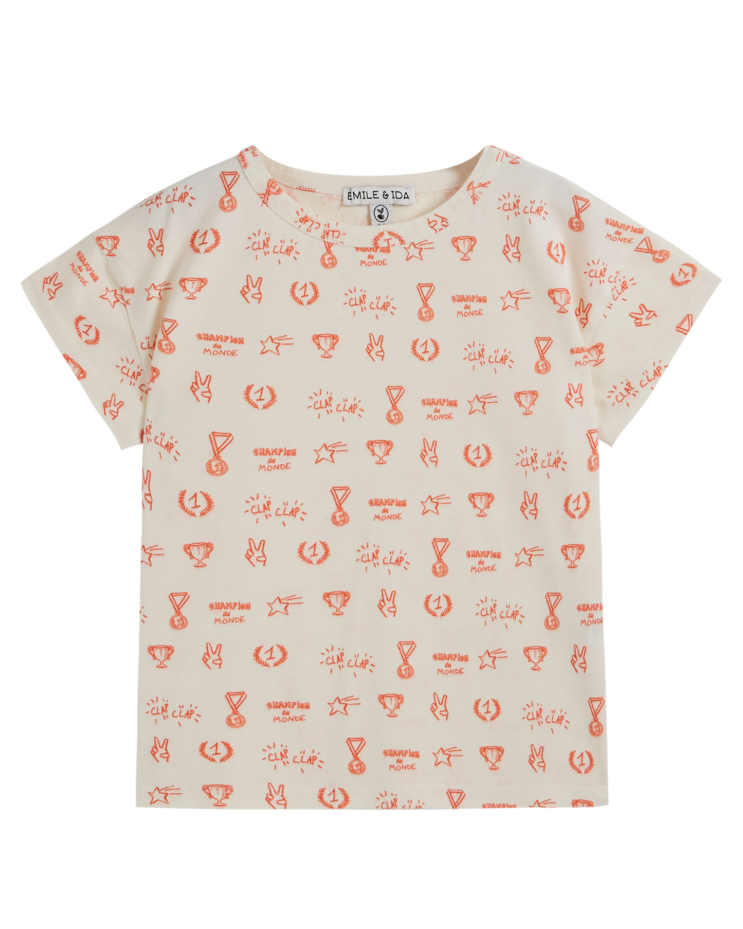 T-shirt coton bio champion écru