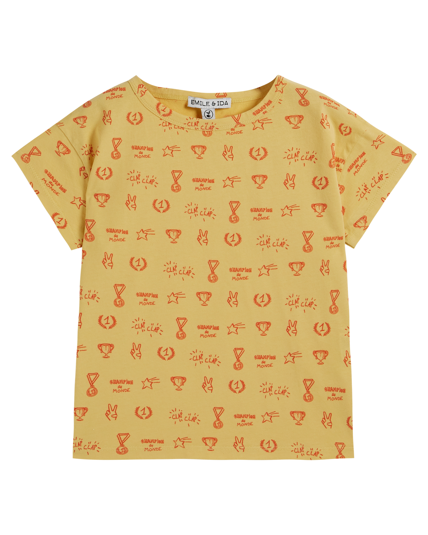 T-shirt coton bio champion flan