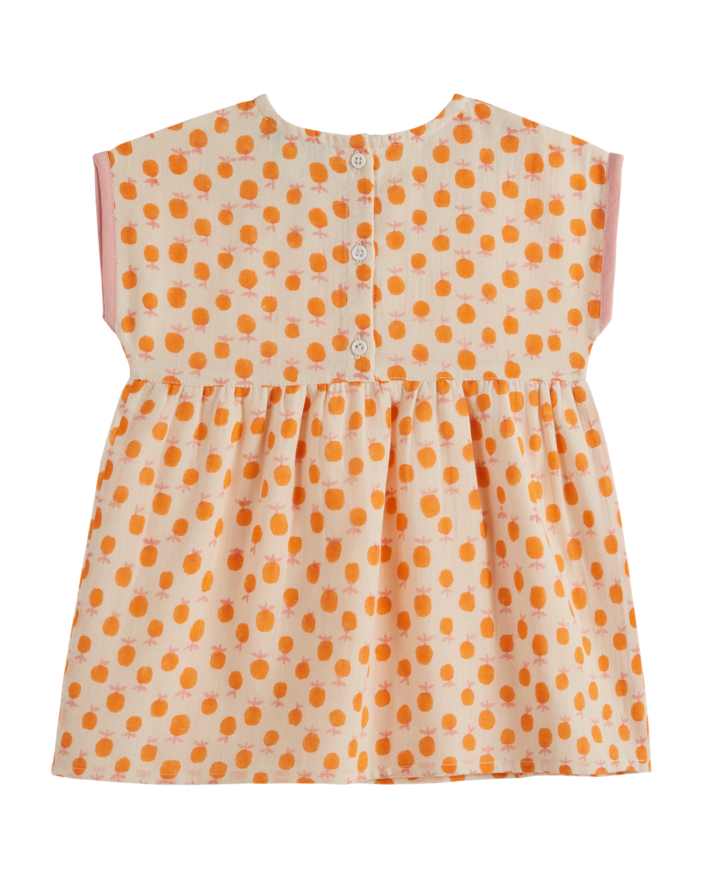 Robe bébé mandarine