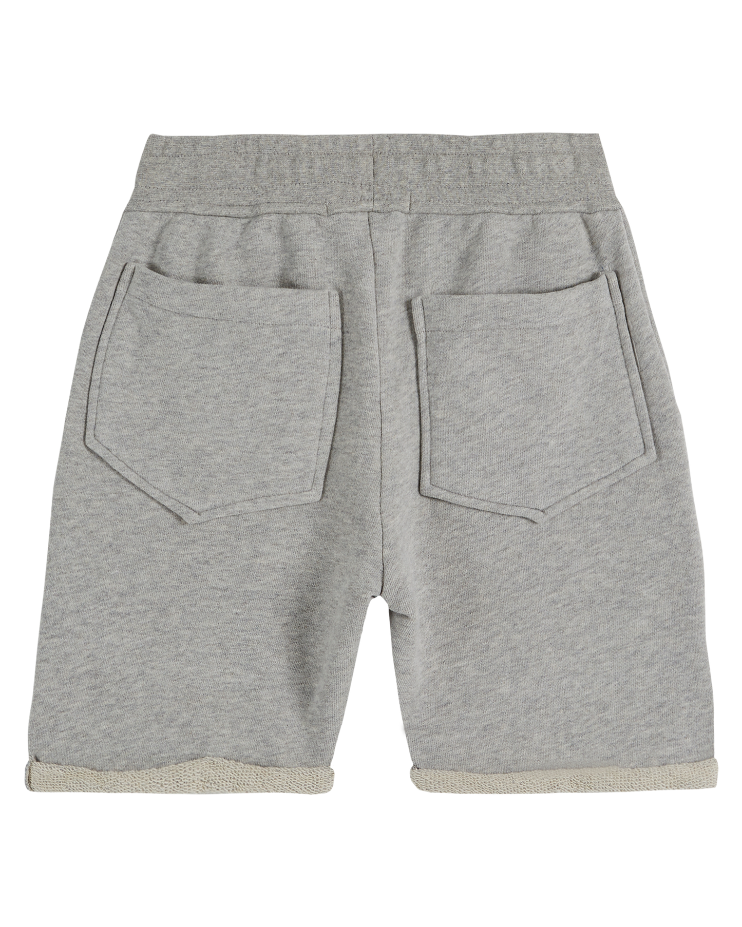 Bermuda coton bio gris chiné