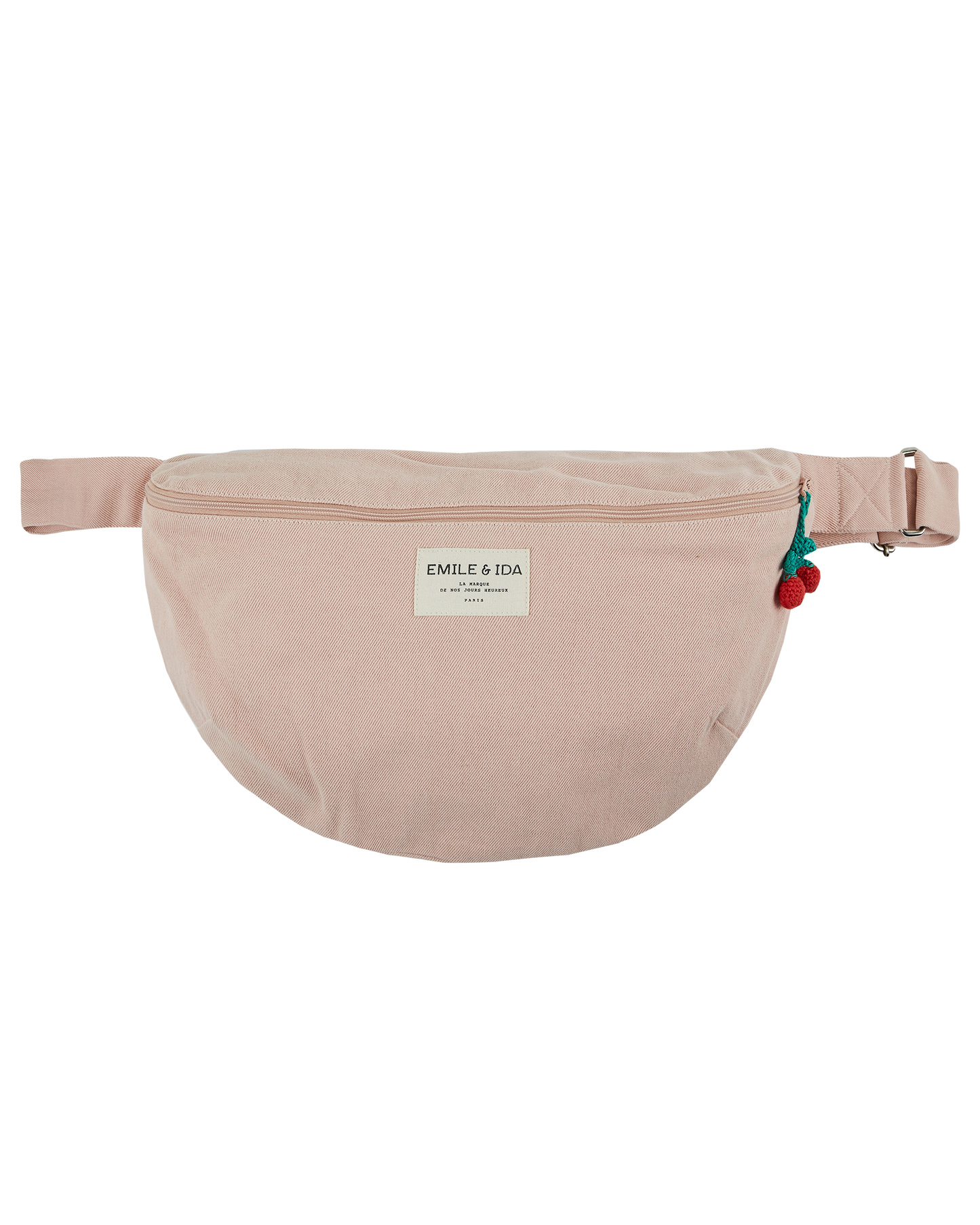 Sac banane toile de coton rose