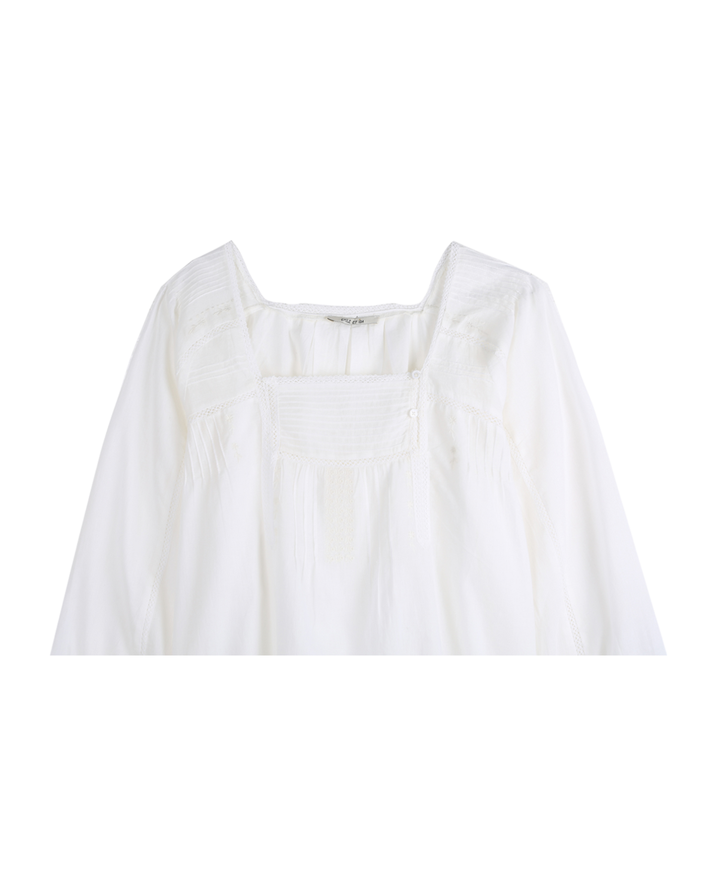 Blouse vintage écru