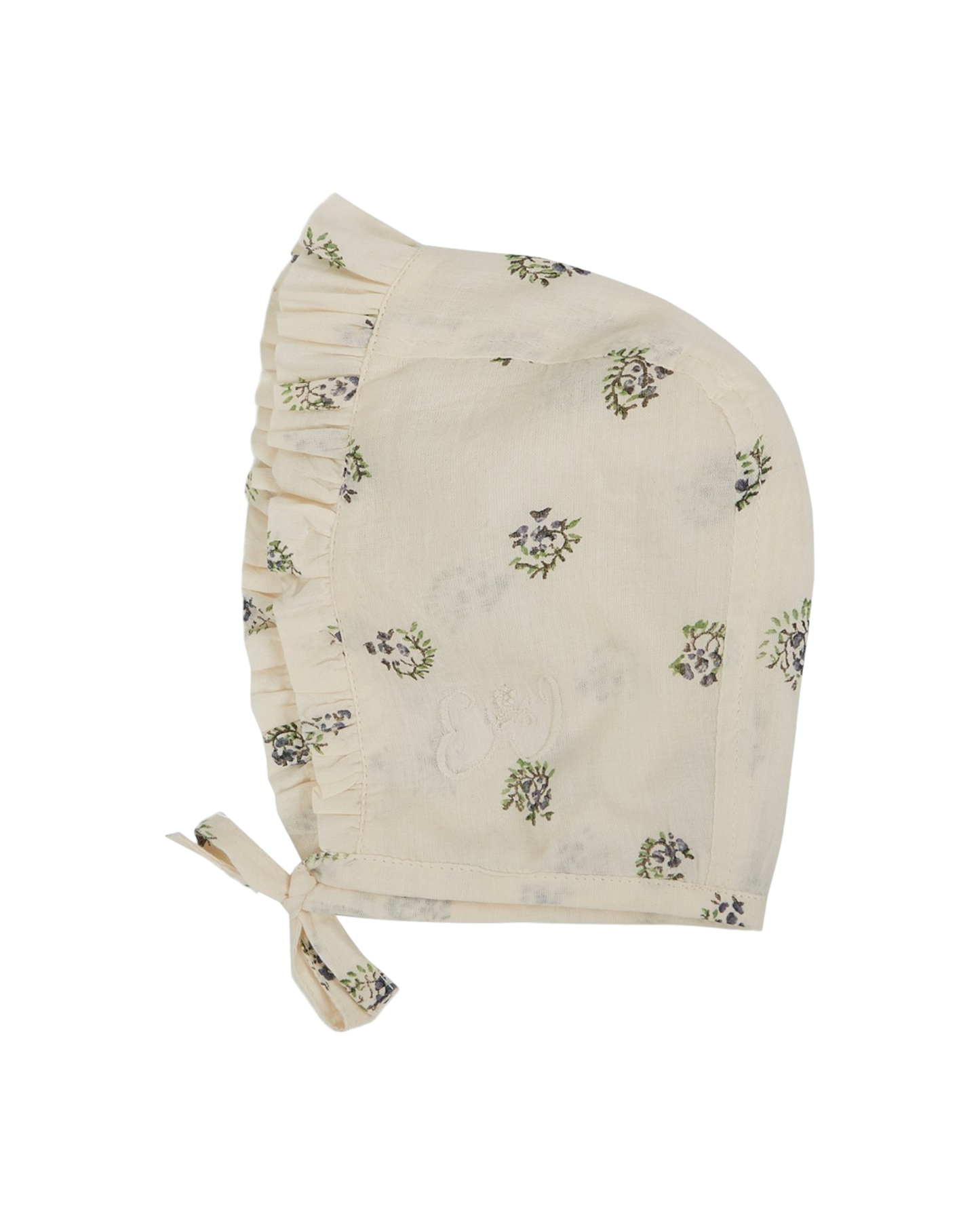 Béguin voile de coton écru