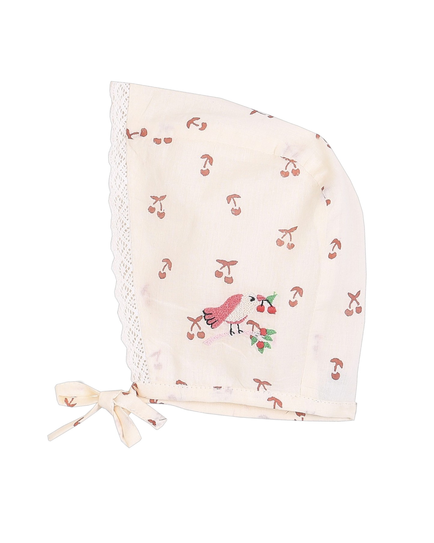 Beguin bébé cerisette écru