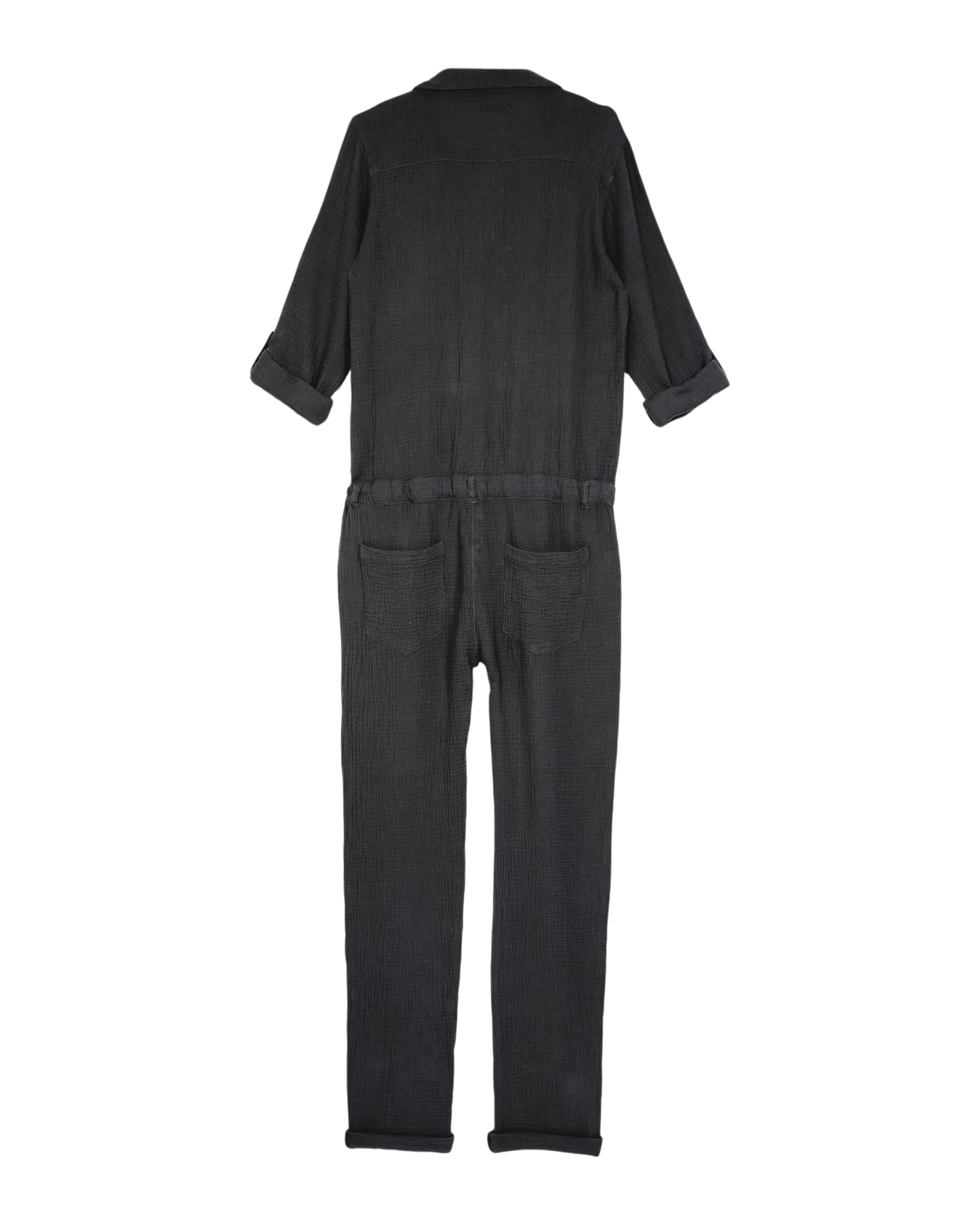 Combinaison double gaze de coton bitume