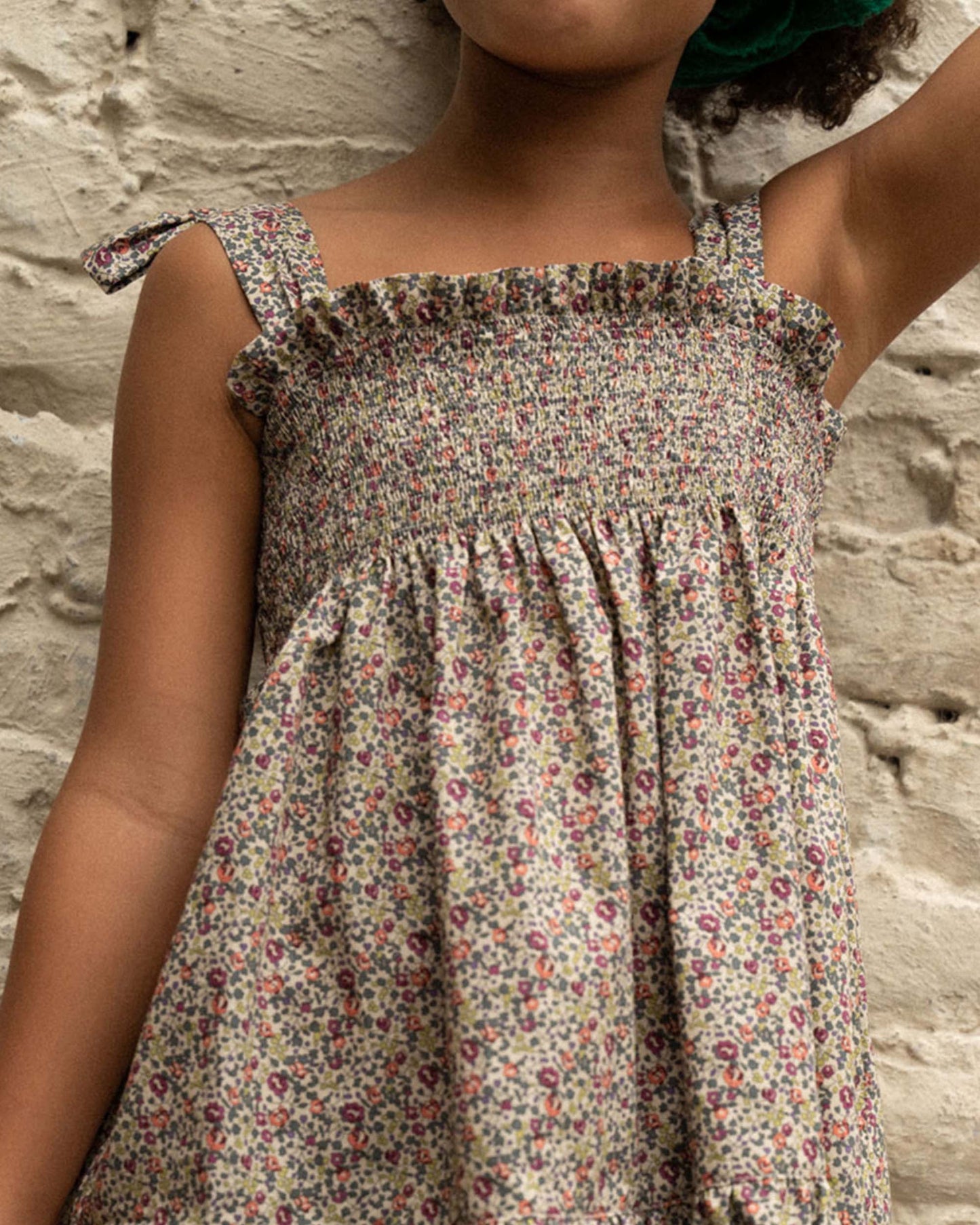 Top à bretelles Liberty Eloïse multicolore