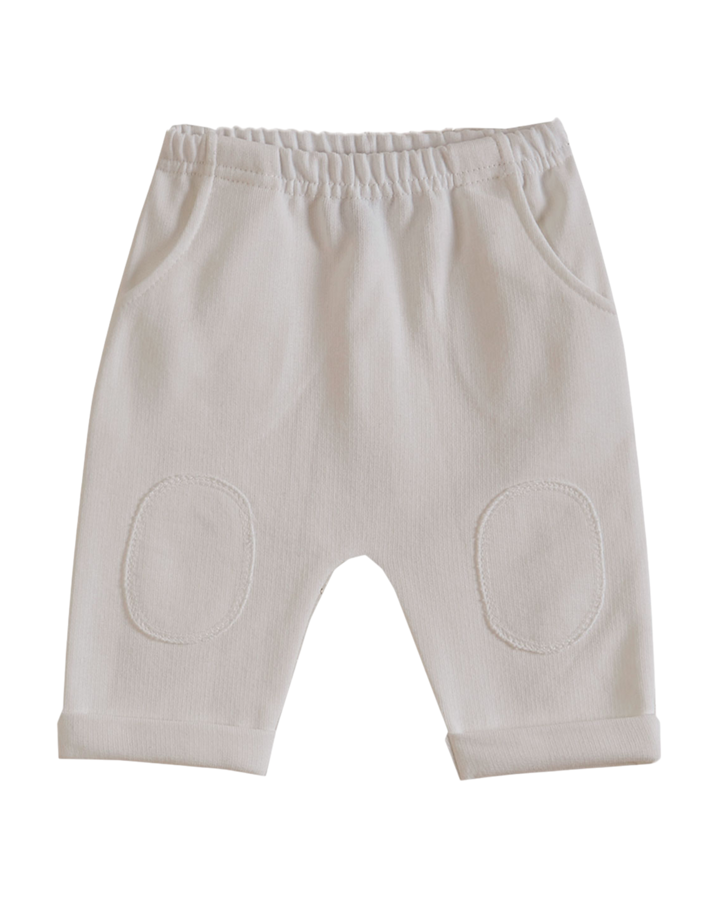 Pantalon coton bio écru