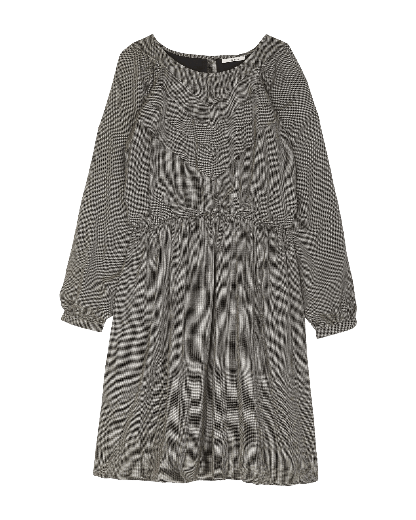 Robe fluide noir et blanc