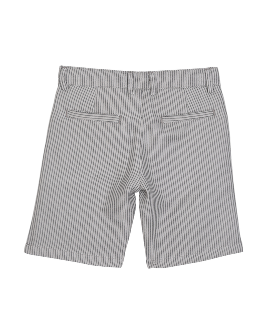 Bermuda rayures noir