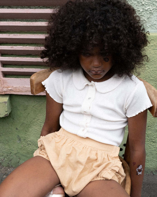 Bloomer lin et coton beige