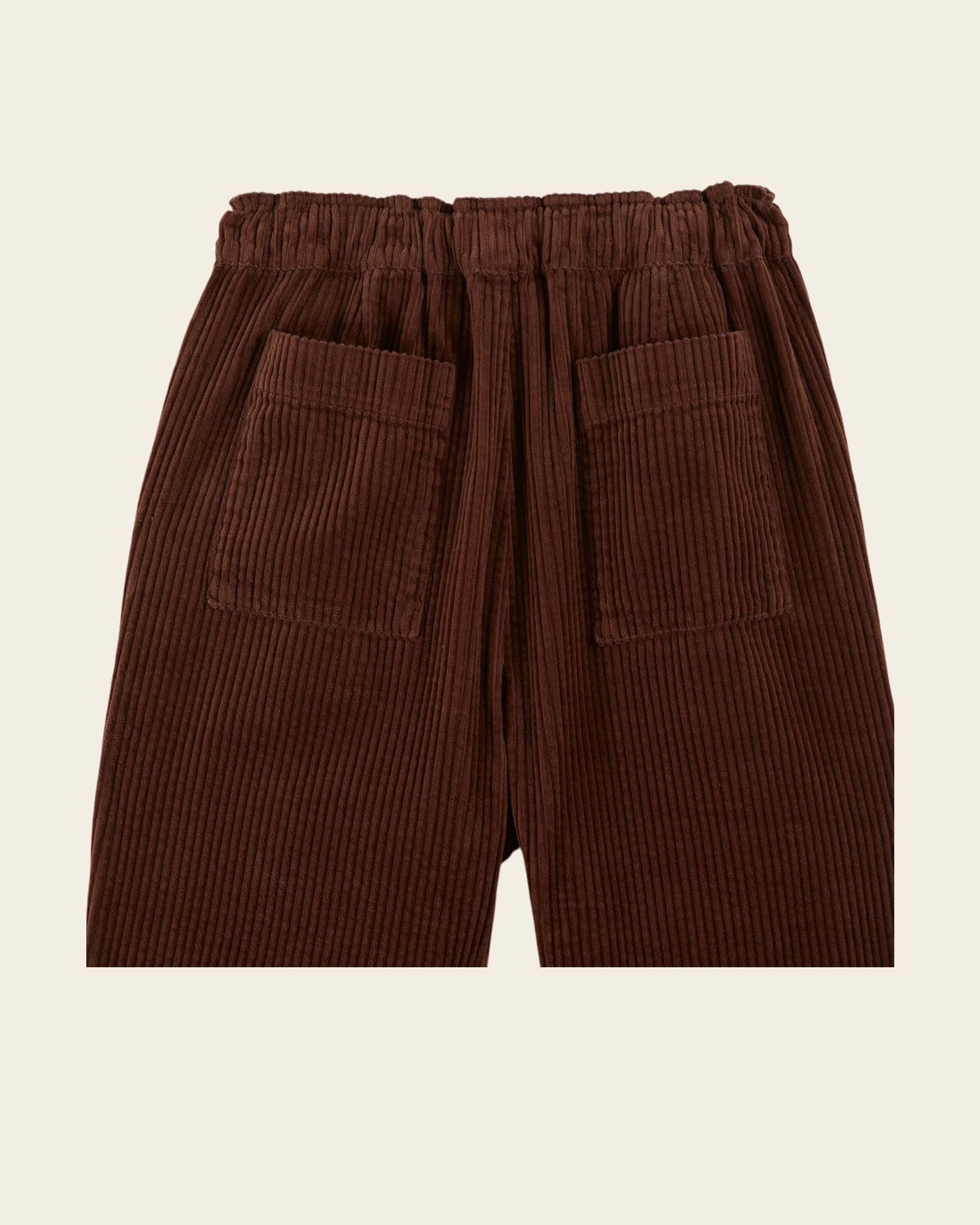 Pantalon - Velours cotelé châtaigne