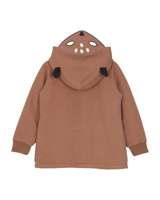 Parka biche caramel