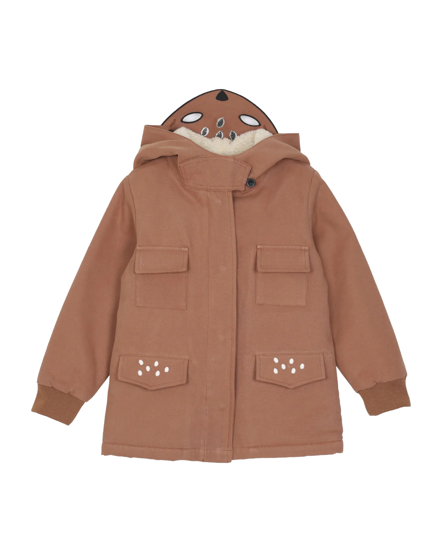 Parka biche caramel