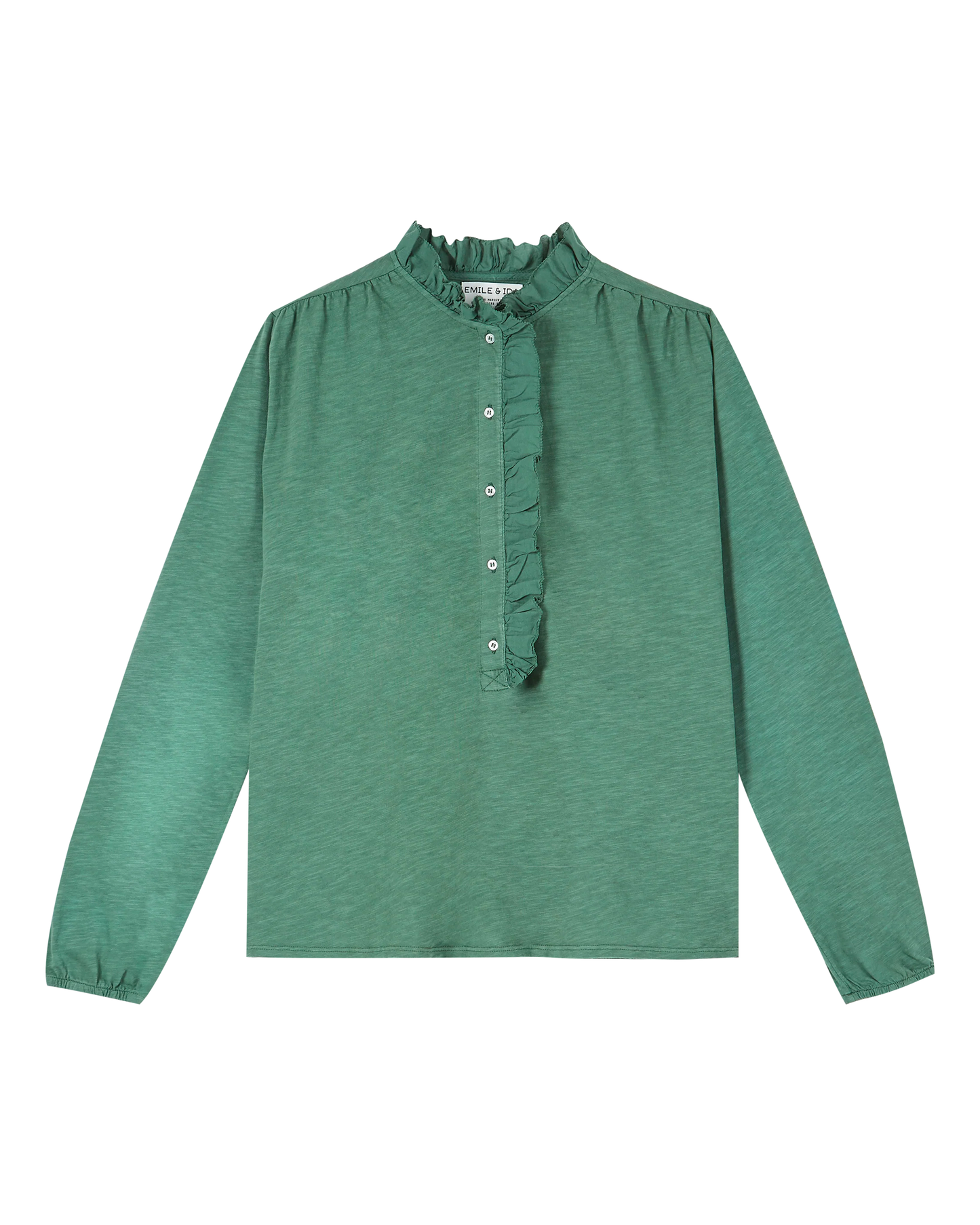 Tee-shirt coton flammé bio mousse