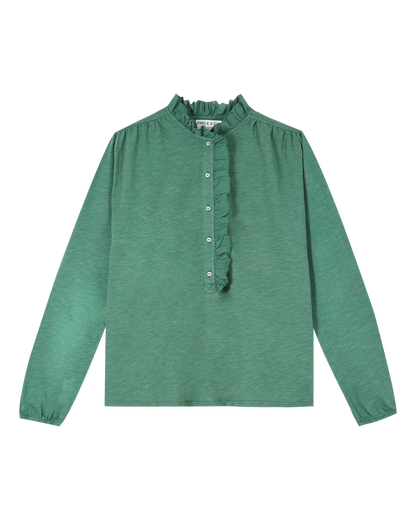 Tee-shirt coton flammé bio mousse