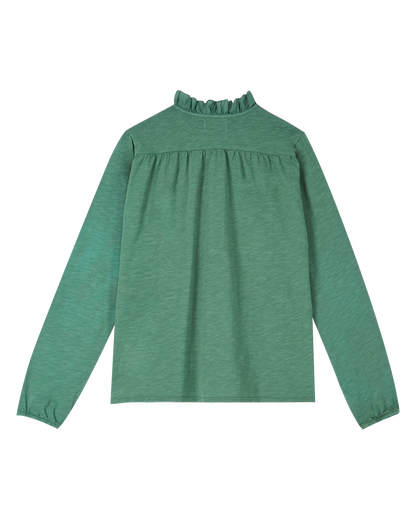 Tee-shirt coton flammé bio mousse