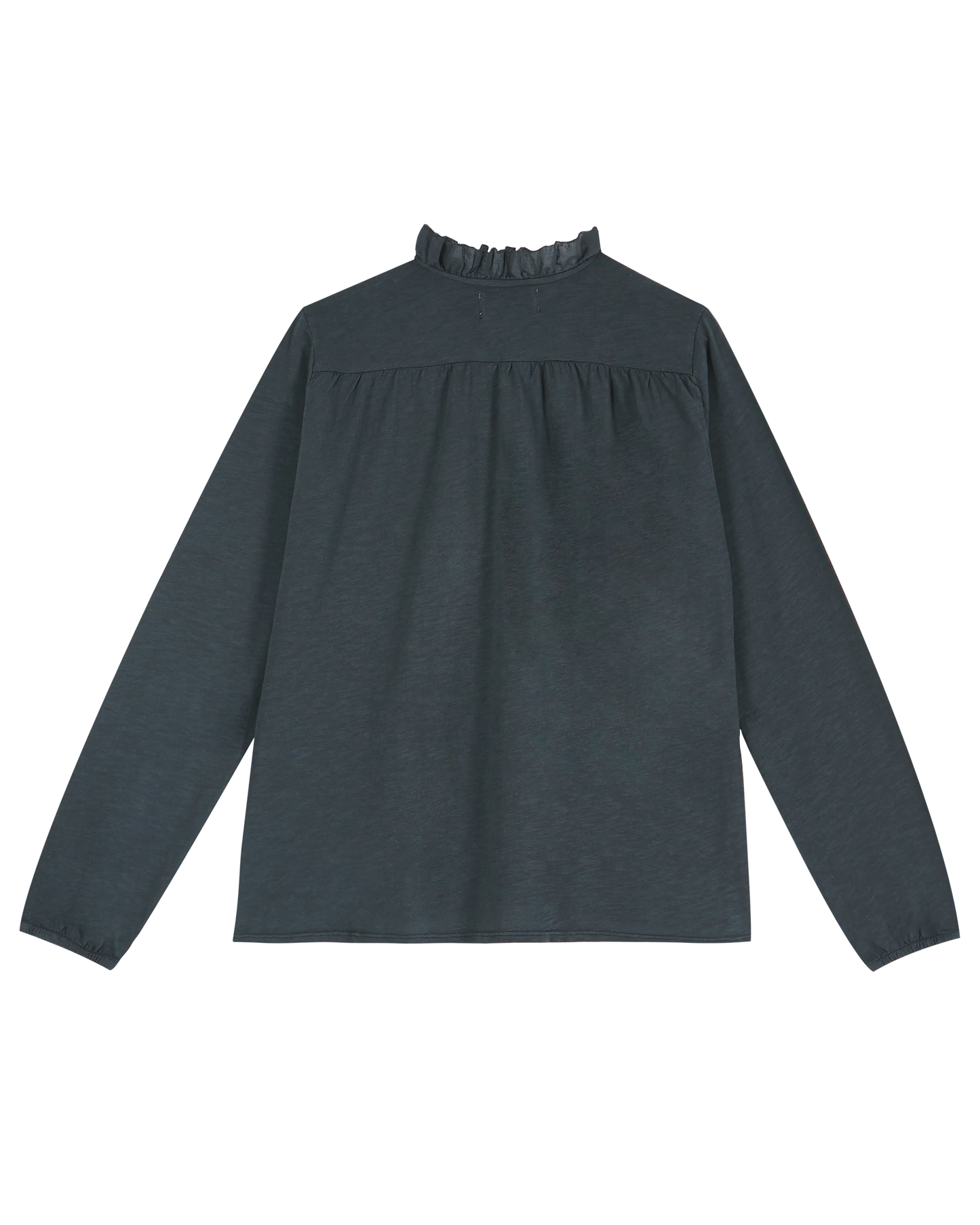 Tee-shirt coton flammé bio bitume