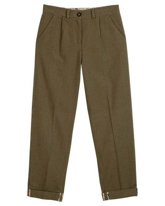 Pantalon coton denise vert