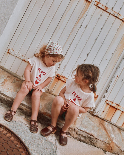 T-shirt coton bio Mum Forever crème