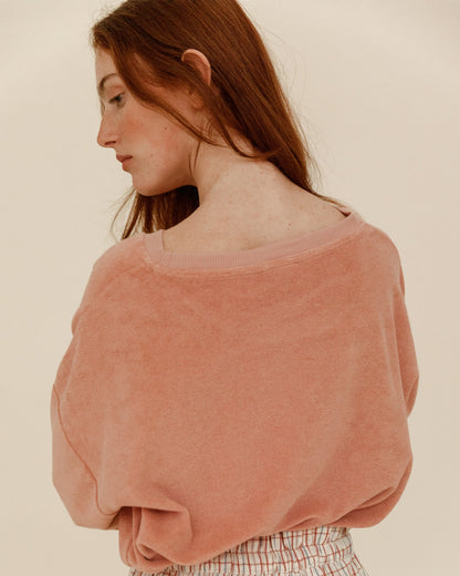 Sweat éponge bois de rose