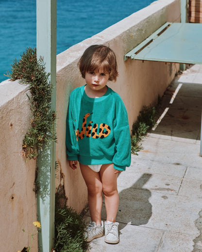 Sweat éponge Wild vert