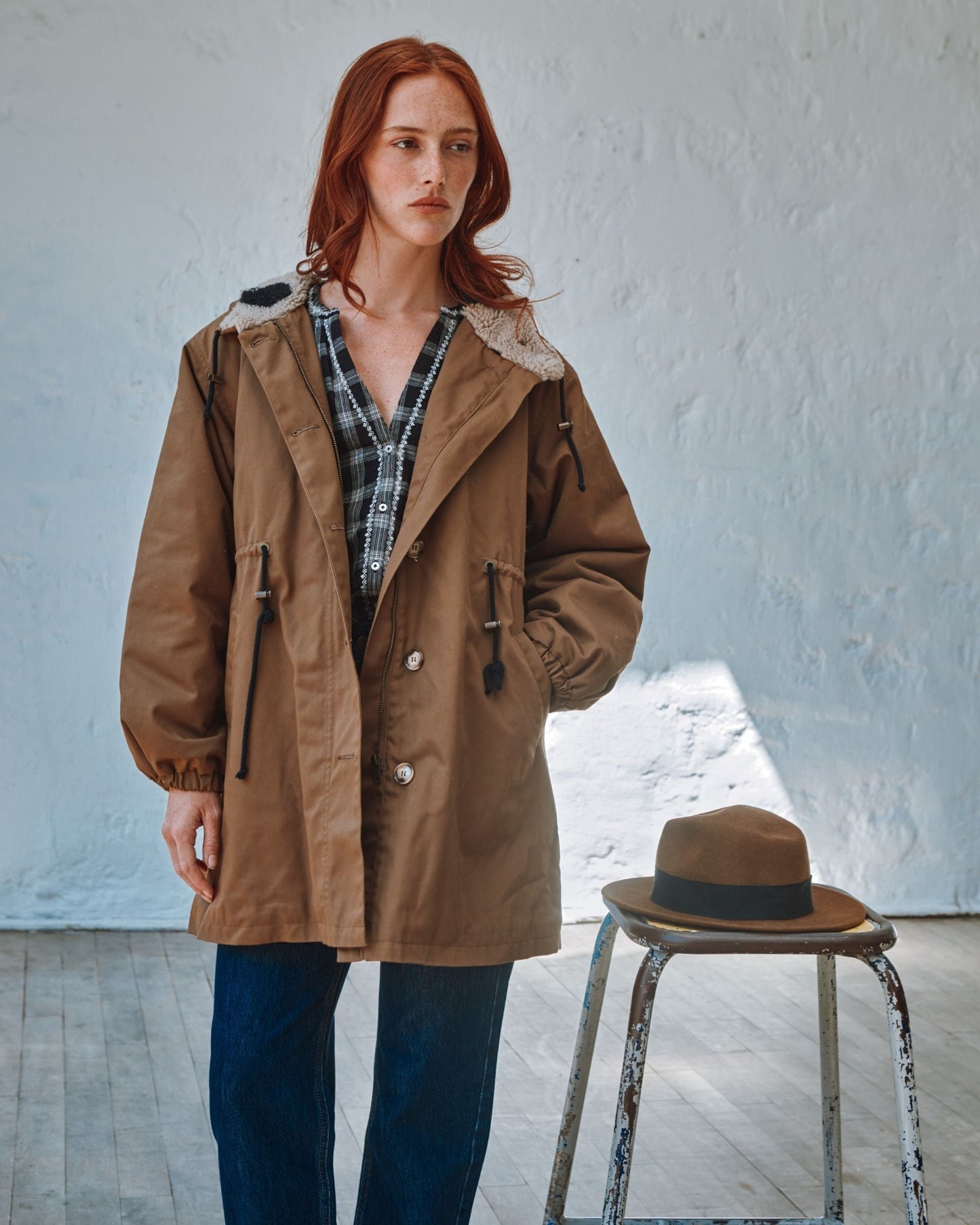 Parka - Doublé sherpa marron
